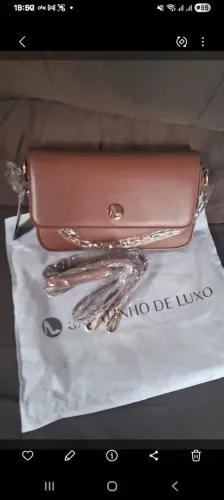 bolsa sapatinho de luxo nova
