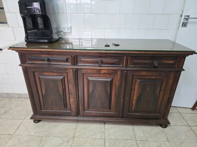 Louçeiro português buffet vintage madeira
