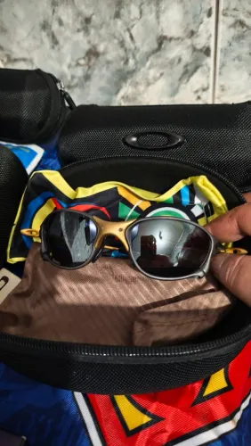 Oakley Doble X sere Ouro Banhada o Ouro