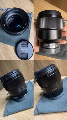 Lente Sony 85mm 1.8 E-mount Full Frame