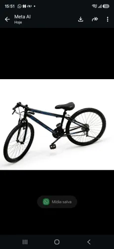 Bicicleta Nova na Caixa