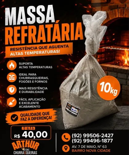 Massa refratária 