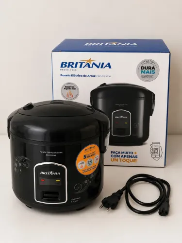 Panela de Arroz Britânia Pa5 Prime preta
