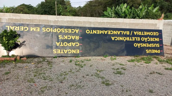 Placa para faxada 