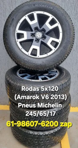 Rodas/Pneus aro 17 Amarok V6 2023