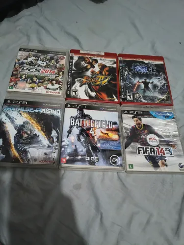 coleção de jogos Playstation 3