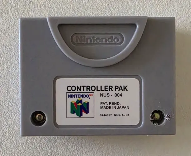 Controller Pak. Nintendo 64