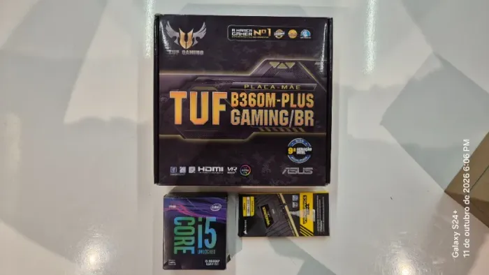 Kit Upgrade - Core i5 9600KF + 8GB Ram + Watercooler Corsair + Brinde