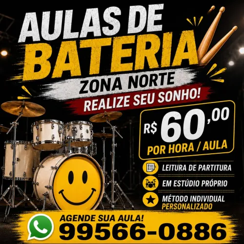 Aula de bateria