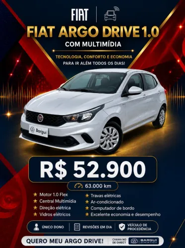 Fiat Argo Drive 1.0 6V Flex 2018