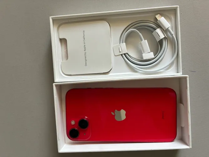 iPhone 14 128GB (PRODUCT)RED Impecável na Caixa