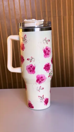 Garrafa térmica com canudo 1.200L