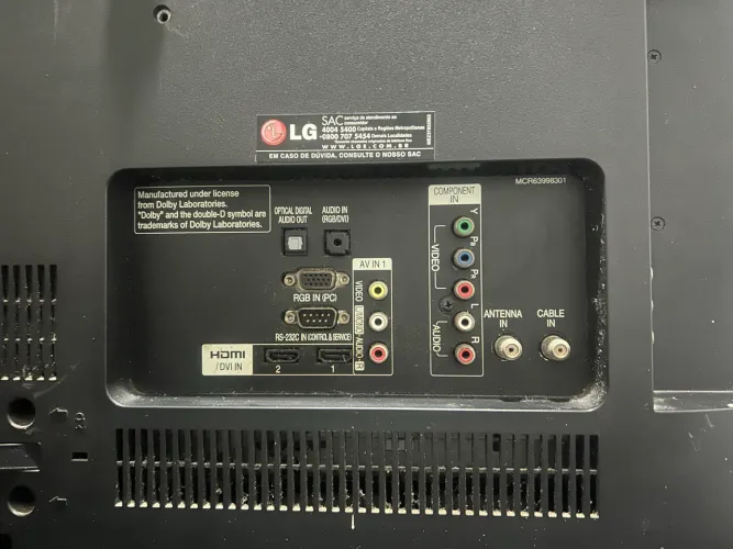 TV para retirada de peças 32?