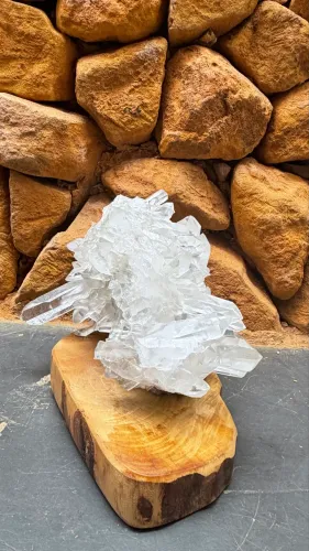 DRUSA DE CRISTAL GIGANTE - PEÇA ÚNICA PARA COLECIONADORES