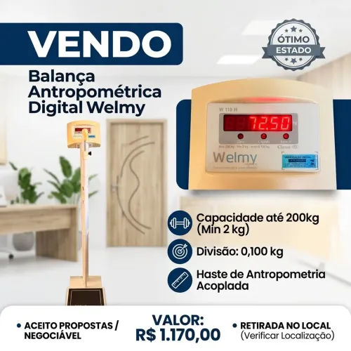 Balança antropométrica digital