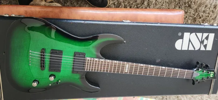 Guitarra ESP LTD HH com Gotoh, EMG 81/85 e Case ESP Original