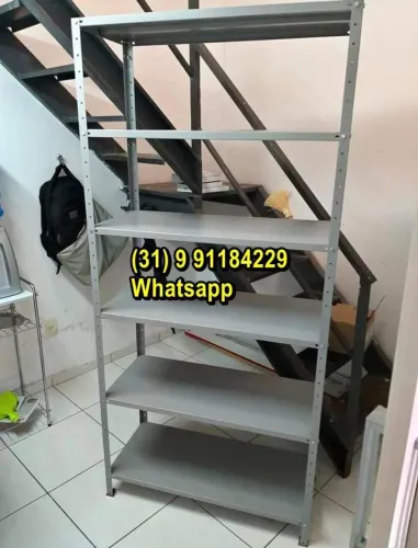 Estantes de aço Prateleiras 40 cm de profundidade Novas Entregamos Frete grátis para BH
