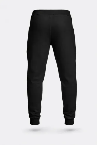 calça moletom masculina preta tamanhos g e gg nova