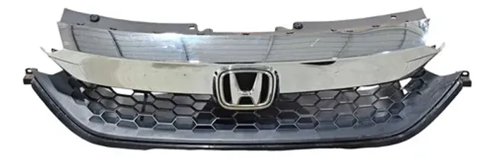 Grade Dianteira Honda City Hatch 1.5 2022/2025 Detalhe Branco Fosco