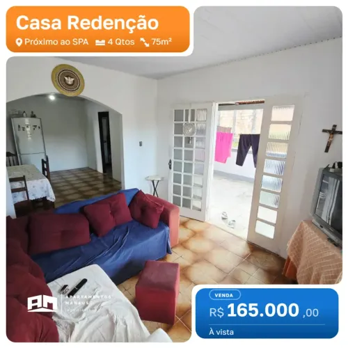 Casa Redenção - 4 Quartos - Próximo ao SPA