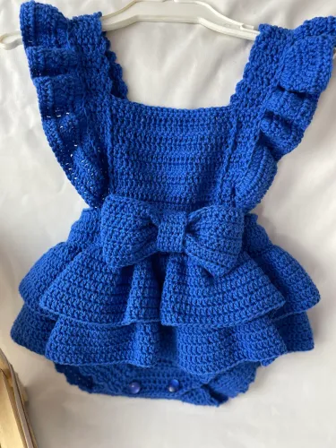 Romper Baby - Crochê 