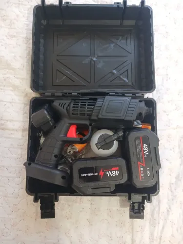Lavadora Portátil Alta Pressão Recarregável 2 Baterias Carro - Moto - Caminhão