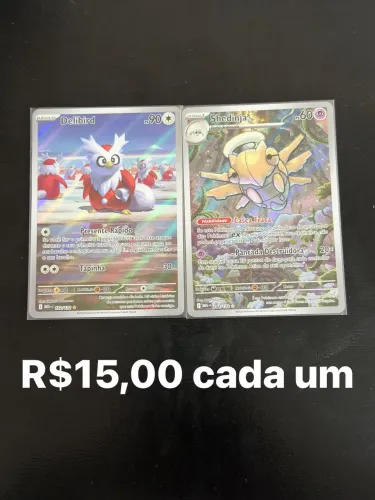Duas cartas pokemon
