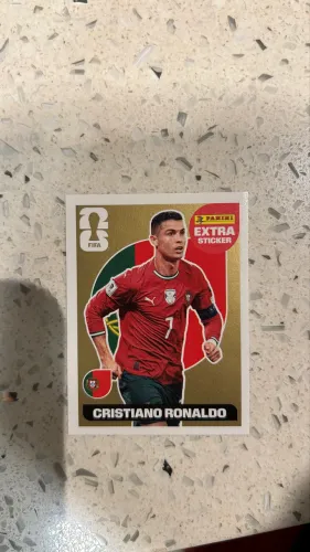 Figurinha Extra Legend Ouro Gold Cristiano Ronaldo Copa 2026 Panini