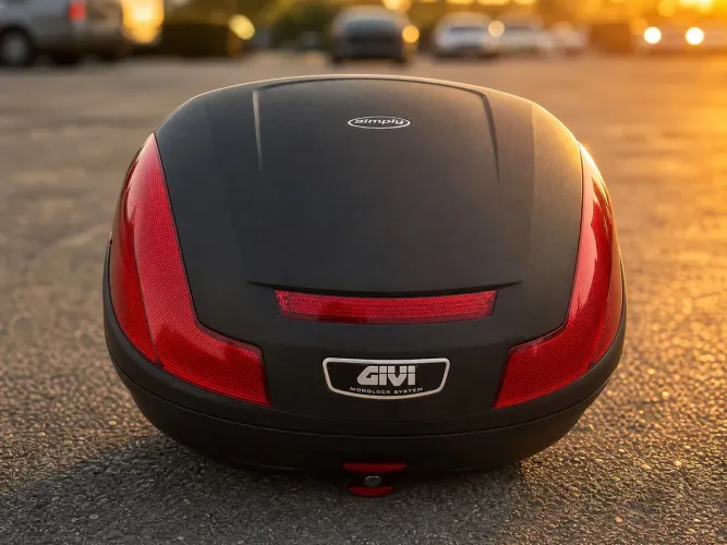 Baú GIVI E45 45L Original | Cabe 2 Capacetes | Chave + Reserva | Impecável