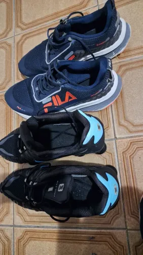 Tênis Nike e Fila 