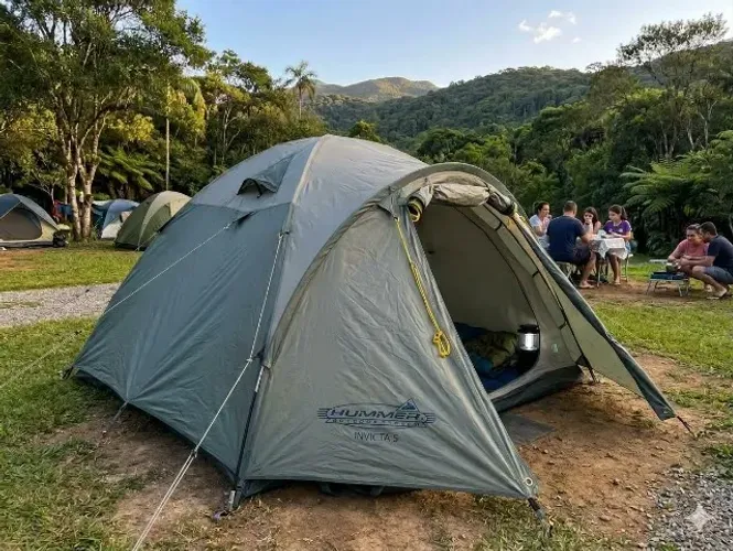 Barraca Hummer Invicta 5 Pessoas Semi Usada Original Camping