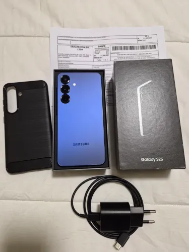 Galaxy S25 256gb Azul Novo!
