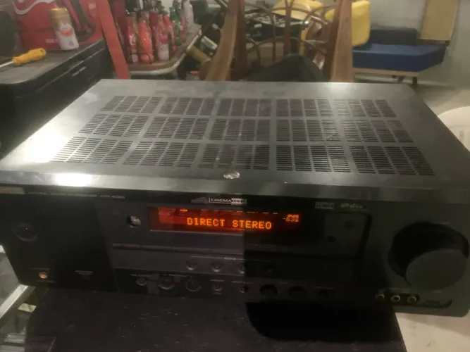 receiver AV Yamaha HTR-6050 5.1 canais  c/ defeito