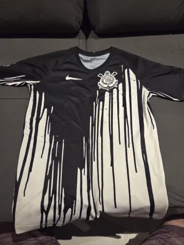 Camisa do Corinthians 22 Pré Jogo Nike - Masculina - G - Infantil