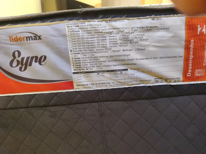 Cama Casal Baú Lidermax Eyre Estado de Nova