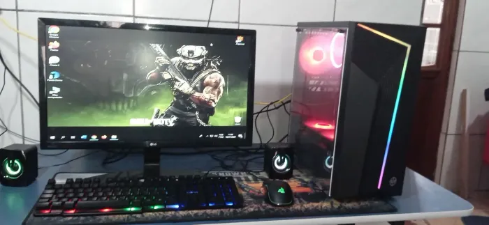 PC top ddr3 core i5 de terceira geração 8gb HD de 1tera tela 22pl LG