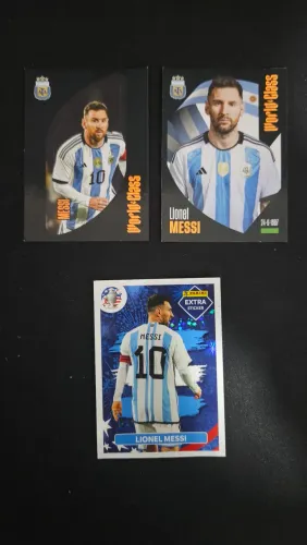 Lote Figurinhas Messi
