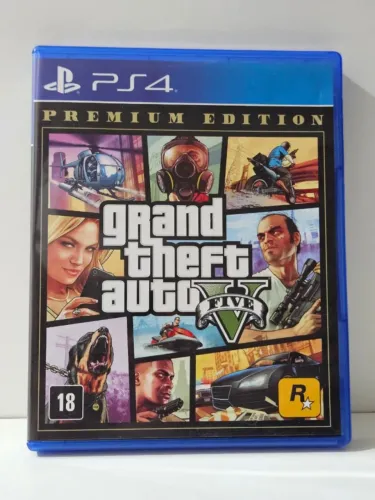 GTA 5 Jogo Mídia Física PS4