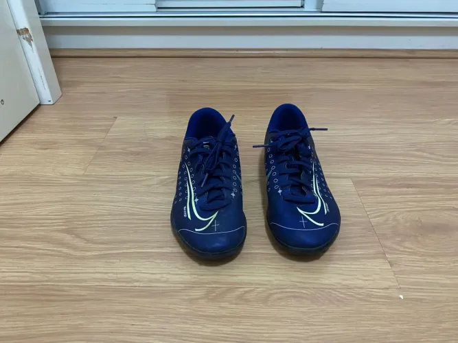 Chuteira Nike mercurial CR7 society (azul marinho)