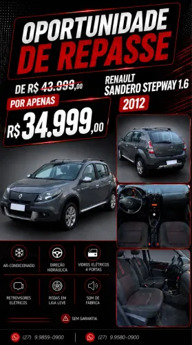 Renault Sandero Stepway Hi-flex 1.6 16V 5P 2012