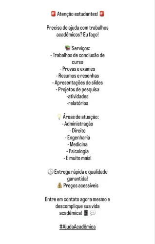 Trabalhos acadêmicos 