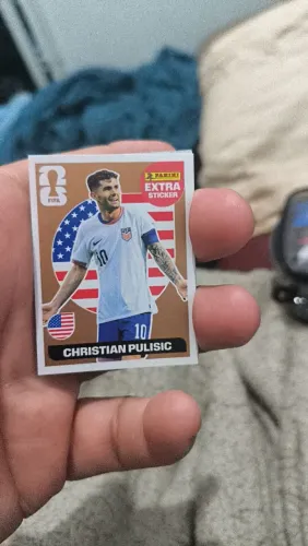 Figurinha extra Sticker bronze Pulisic
