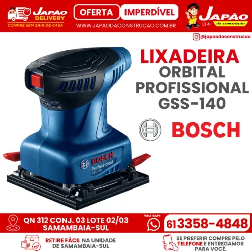 Lixadeira Vibratória Profissional GSS-140 1,5mm 220W