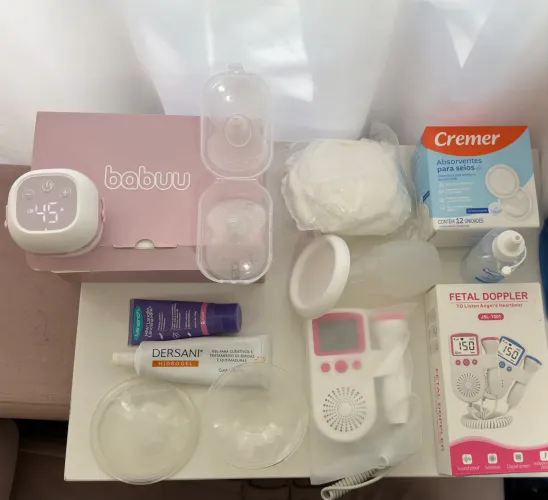 Bomba amamentação extrator de leite babuu e Doppler fetal 