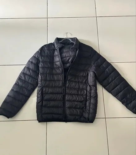 Jaqueta puffer preta M