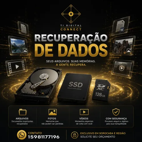 HDs SSDs Cartão SD Recuperaçãodedados