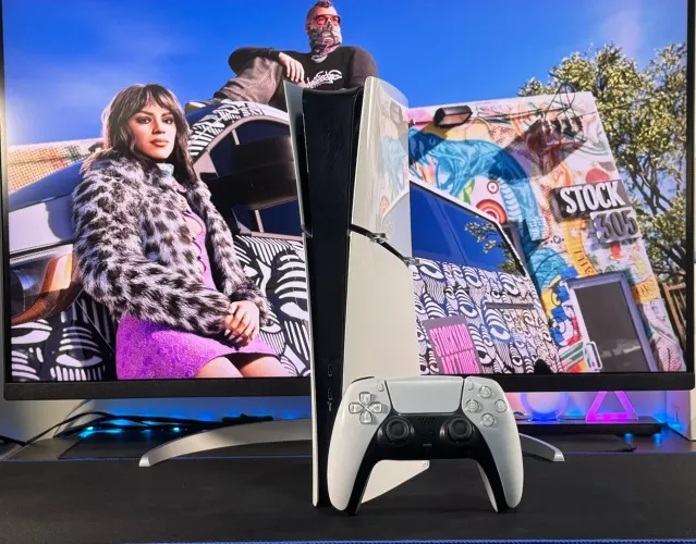 PS5 Slim 1TB + Controle | impecável