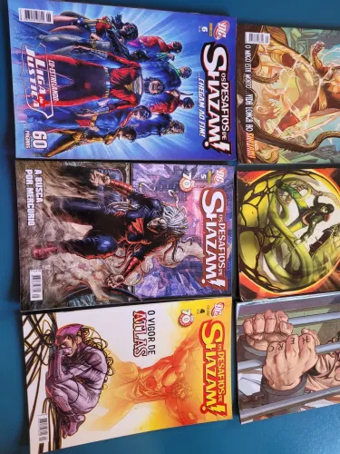 Dc coleção completa os desafios de shazam do ao 6