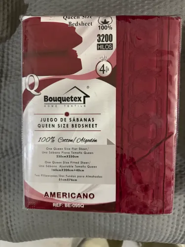 Jogo de lençol 4 peças queen bouquetex