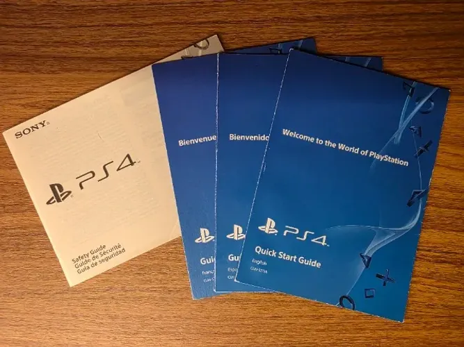 Kit Completo de Manuais Ps4 - CUH-1215A